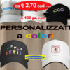 Cappellini personalizzati a colori